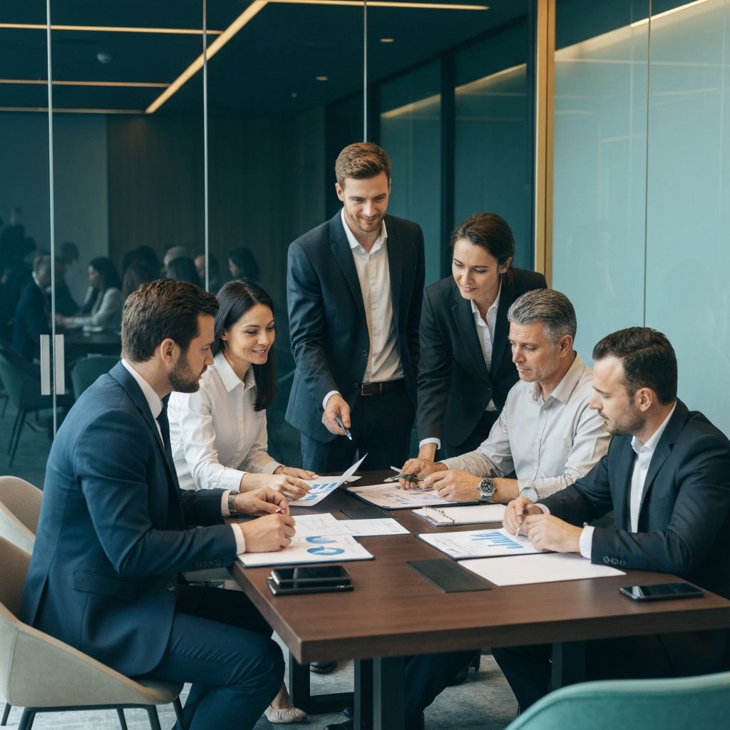 Equipe Campidele & Nazareth em reunião estratégica